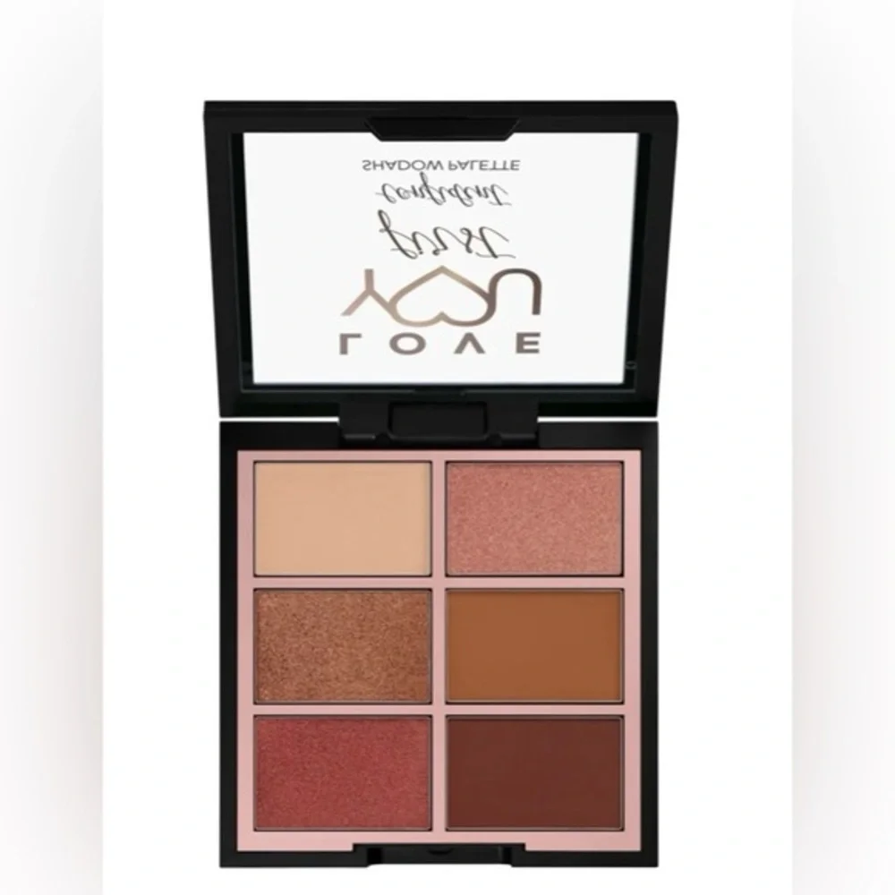 RealHer Warm Neutral Eyeshadow Palette - Beige, Rose, Copper, Brown